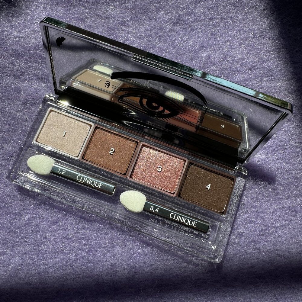 NEW Clinique All About Shadow Quad 06 Pink Chocolate